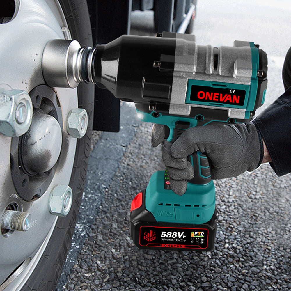 ONEVAN 3/4" 3100N·m Brushless Cordless Impact Wrench | For Makita 18V Battery - Image 7