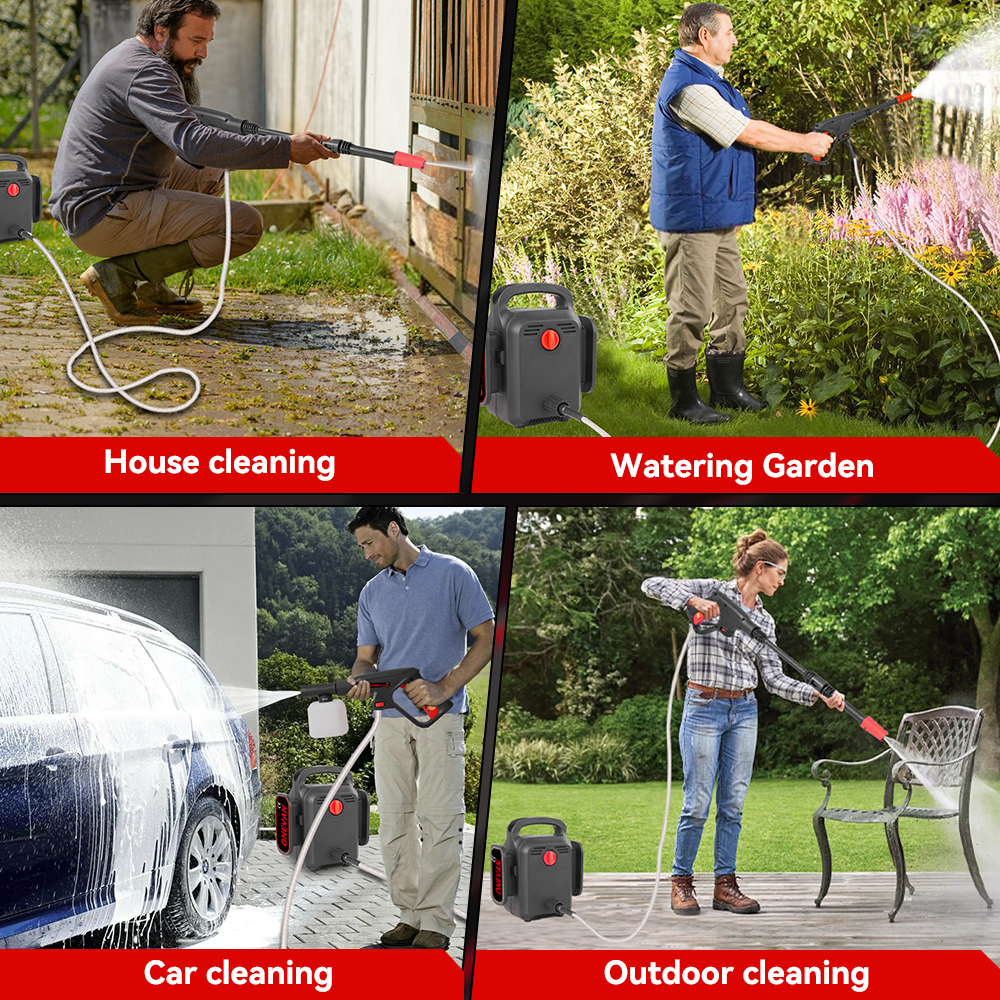 ONEVAN MINI 15Bar (218 PSI) Cordless Portable High-Pressure Washer | For Makita 18V Battery - Image 11