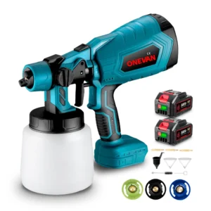 ONEVAN 1000ML Electric Cordless Paint Spray Gun | For Makita 18V Battery