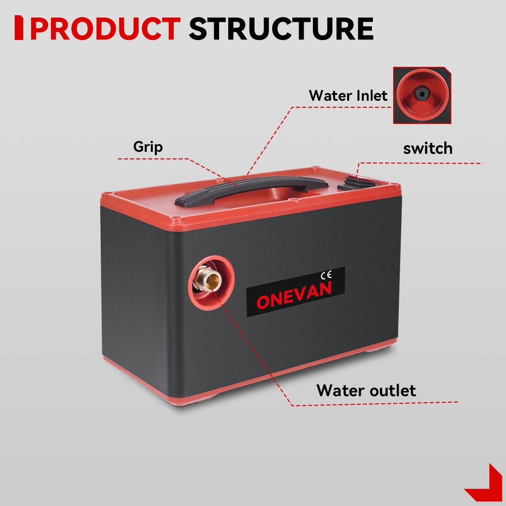 ONEVAN 22Bar Brushless Cordless Outdoor Pressure Washer | For Makita 18V-21V Battery - Image 2